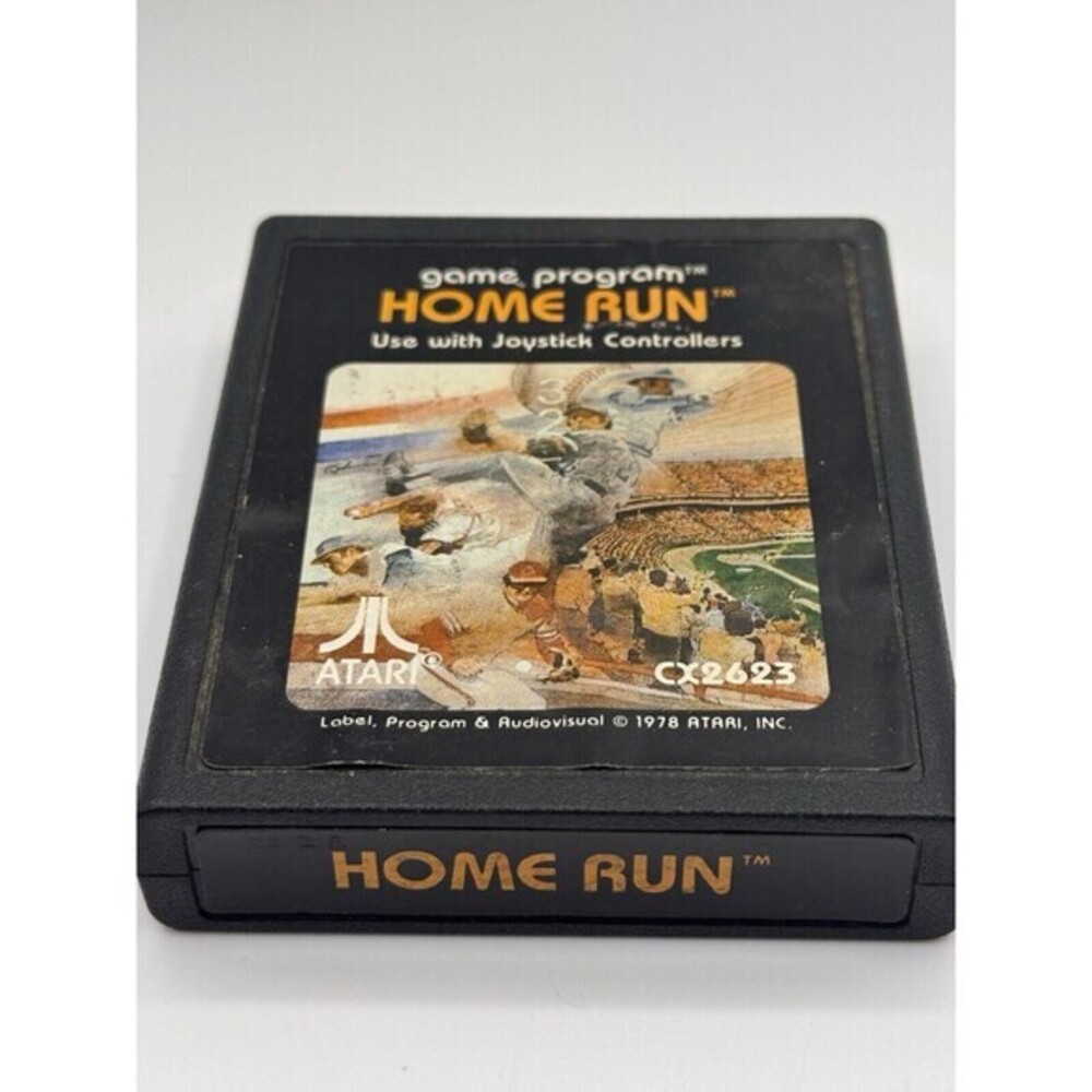 Vintage Home Run Video Game For Atari 2600 1978 Untested